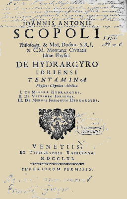 De Hydrargyro Idriensi, Idrija