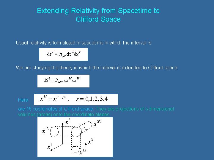 Extended Relativity 1